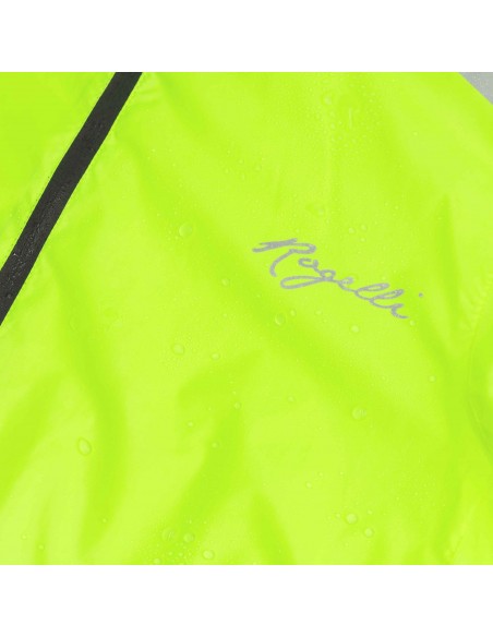 Veste de Pluie vélo femme Rogelli Tellico Jaune Fluo