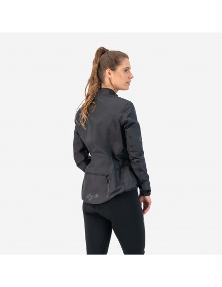 Veste de Pluie vélo femme Rogelli Tellico Noir