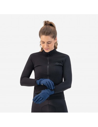 Gants vélo femme hiver Rogelli Core Bleu