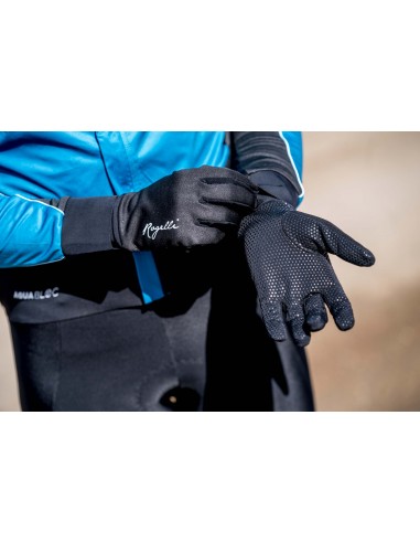 Gants vélo femme Rogelli Laval Noir