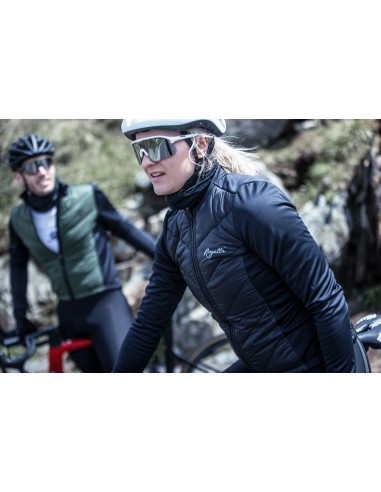 Veste vélo femme Rogelli Wadded Noir