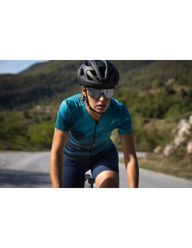 Cuissard vélo femme Code 18cm RH+ Bleu