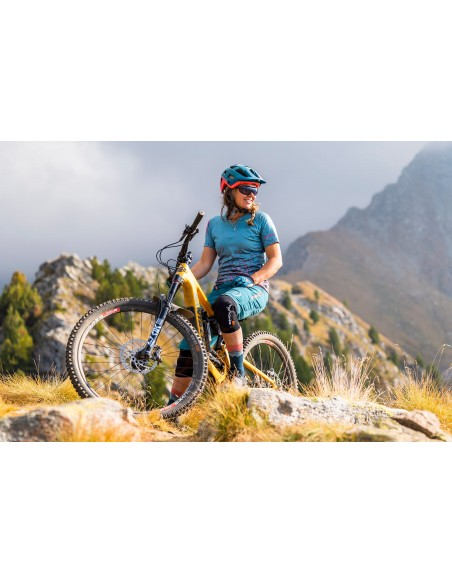 Maillot Vélo femme Endura SingleTrack bleu