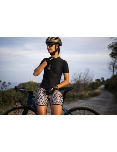 Short vélo femme 15 cm Java Motif animalier RH+