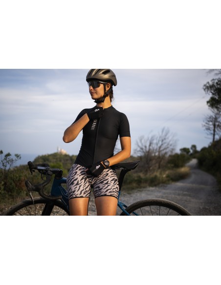 Short vélo femme 15 cm Java Motif animalier RH+