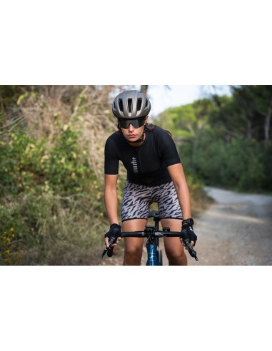 Short vélo femme 15 cm Java Motif animalier RH+