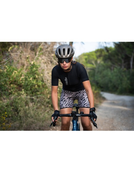 Short vélo femme 15 cm Java Motif animalier RH+