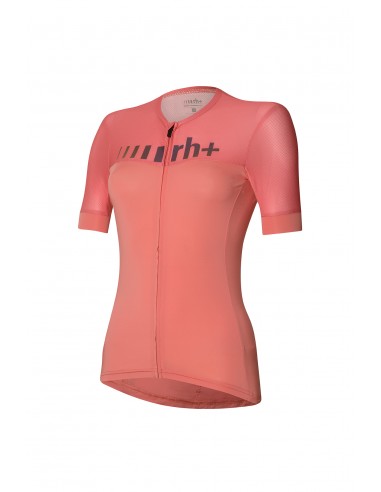 Maillot vélo femme Logo RH + Rose