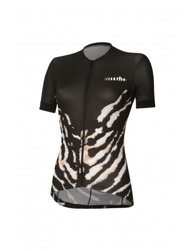 Maillot vélo femme Fashion Evo RH+ Black/Animalier