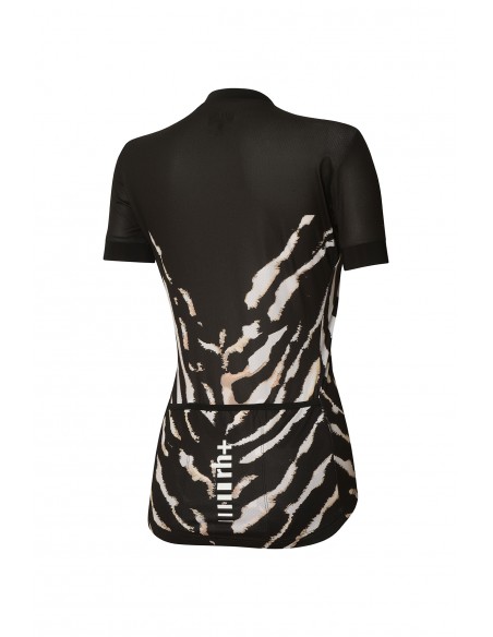 Maillot vélo femme Fashion Evo RH+ Black/Animalier