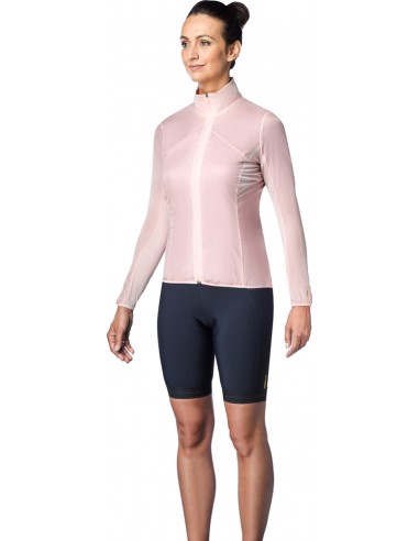 Veste de vélo coupe-vent femme Mavic rose