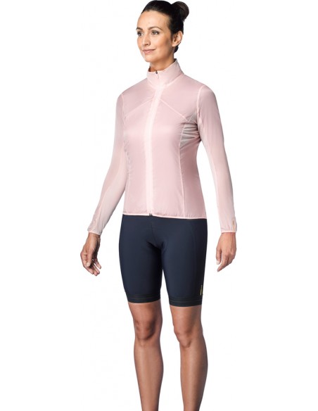 Veste de vélo coupe-vent femme Mavic rose