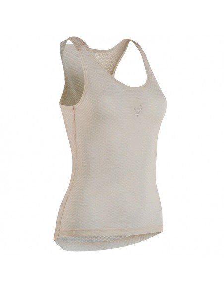 Sous-maillot vélo femme mérinos Rivelo Isidro blanc