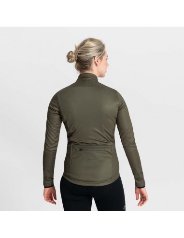 Veste vélo femme Rogelli Core Verte