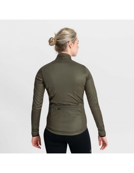 Veste vélo femme Rogelli Core Verte