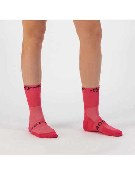 Chaussettes vélo femme Rogelli RCS-15 Roses