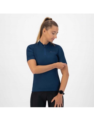 Maillot vélo femme Rogelli Core Bleu Foncé