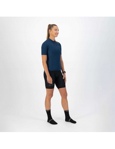 Maillot vélo femme Rogelli Core Bleu Foncé