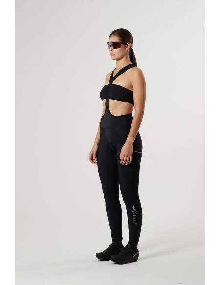 Cuissard bib vélo femme hiver Allroad RH+ Noir