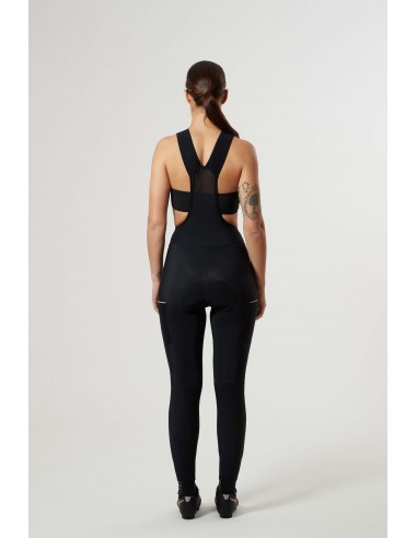 Cuissard bib vélo femme hiver Allroad RH+ Noir