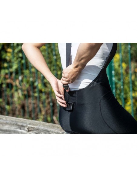 Cuissard vélo femme à bretelles Bib Rogelli Detach Noir