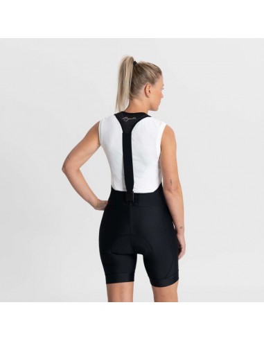 Cuissard vélo femme à bretelles Bib Rogelli...