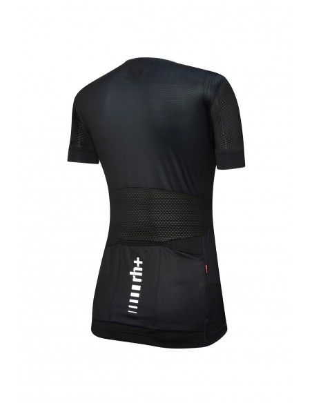 Maillot vélo femme STRIPES Zero RH+ BLACK/WHITE