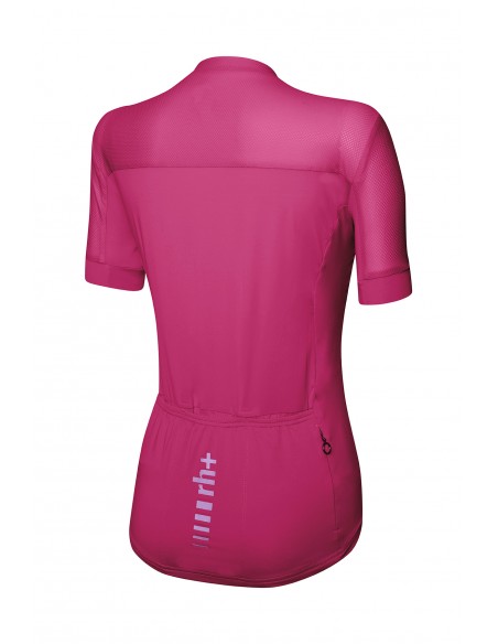 Maillot vélo femme Logo RH + Rose Cyclamen