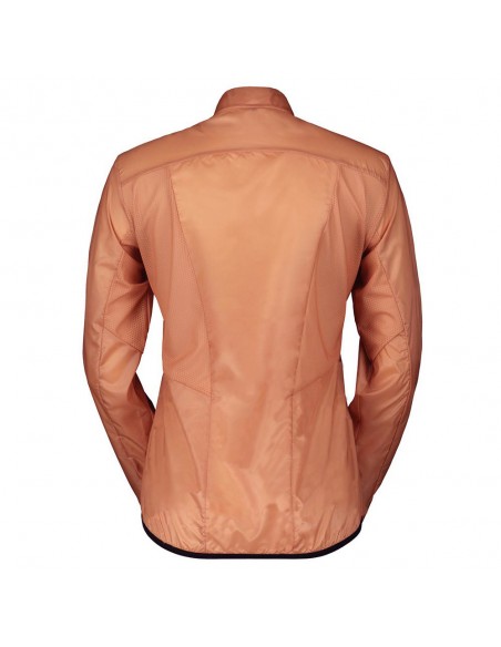 Veste coupe-vent vélo femme Scott Endurance WB rose