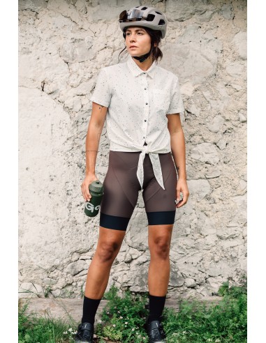 Chemise vélo et gravel femme Gonso Blanche