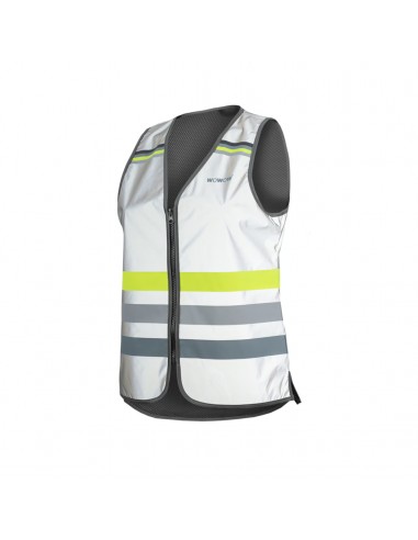 Gilet réfléchissant vélo femme Wowow Lucy FR jaune