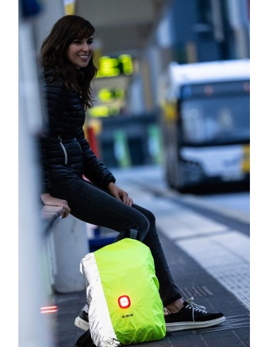 Couvre sac à dos vélo imperméable et lumineux...