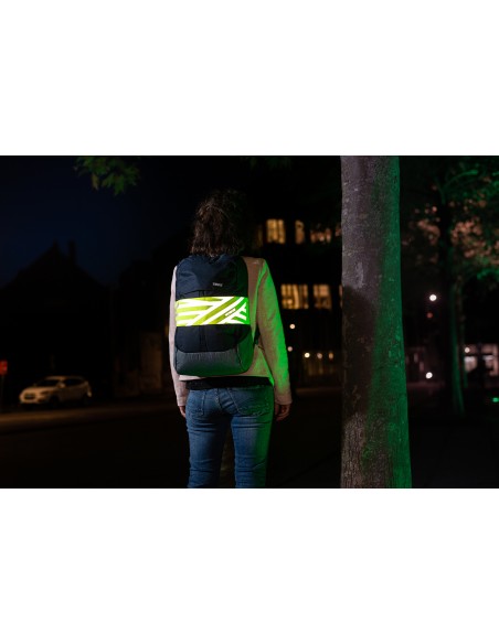 Bandeau réfléchissant sac a dos Wowow Berlin jaune fluo