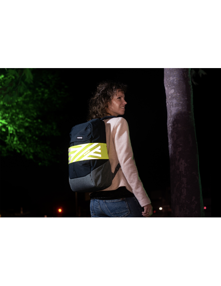 Bandeau réfléchissant sac a dos Wowow Berlin jaune fluo