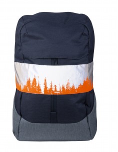 Bandeau réfléchissant sac a dos Wowow Quebec fluo 2