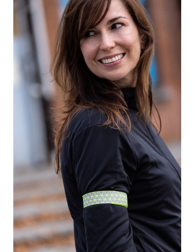 Brassards fluo jaune de sécurité vélo Wowow Ryu X2