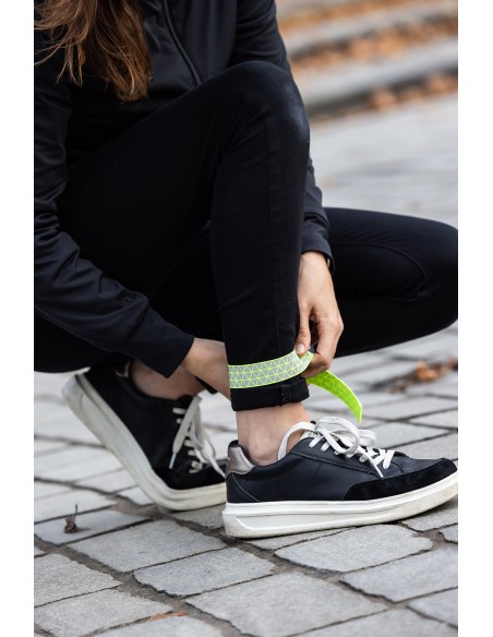 Brassards fluo jaune de sécurité vélo Wowow Ryu X2