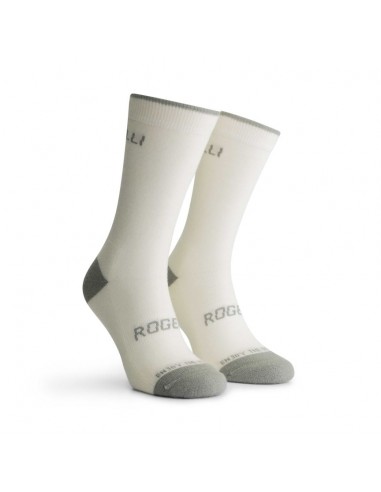 Chaussettes Vélo femme beige et vertes en...