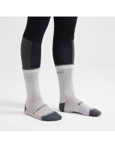 Chaussettes Vélo femme bleues et grises en...