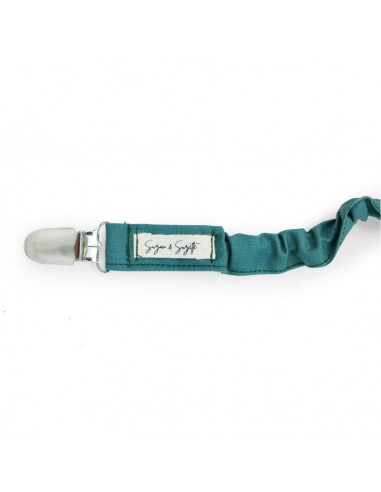 Attache jupe vélo vert thym