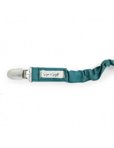 Attache jupe vélo vert thym