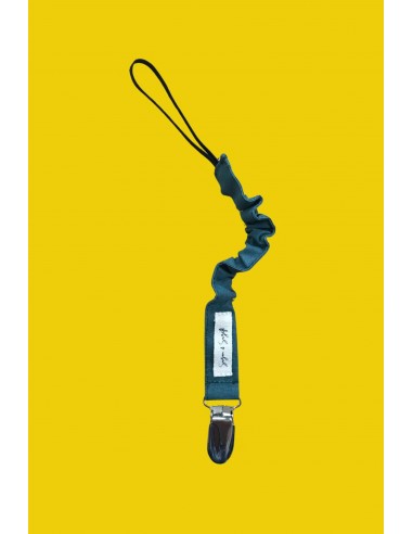 Attache jupe vélo bleu uni