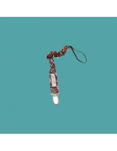 Attache jupe vélo aubergine