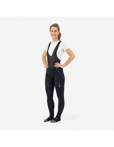 Cuissard vélo femme à bretelles Bib Rogelli...