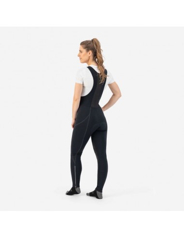 Cuissard vélo femme à bretelles Bib Rogelli...