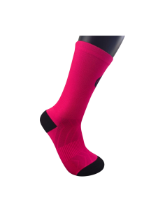 Chaussettes vélo femme rose vif Kelenaya 2
