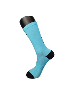 Chaussettes vélo femme bleues Kelenaya