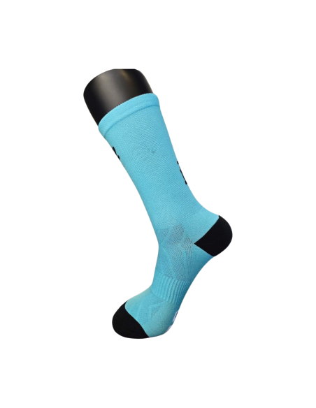 Chaussettes vélo femme bleues Kelenaya