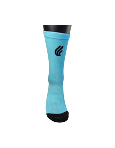 Chaussettes vélo femme bleues Kelenaya 2