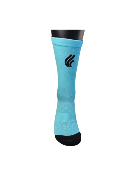 Chaussettes vélo femme bleues Kelenaya